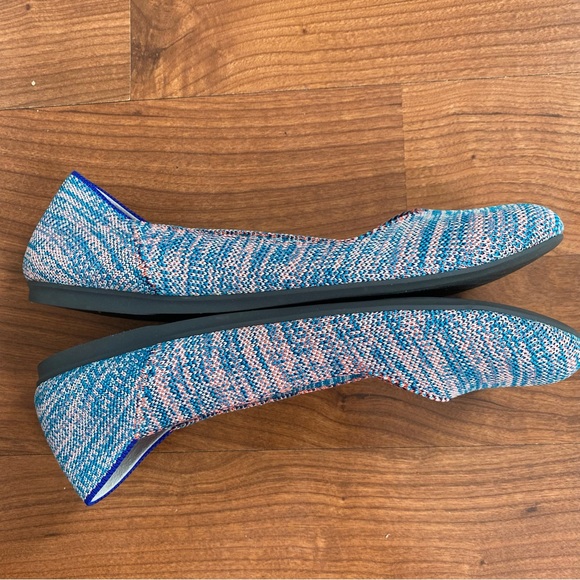 Rothy’s The Flat Turquoise Melange Flats - Picture 5 of 8